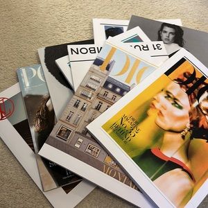 Luxury brand magazines